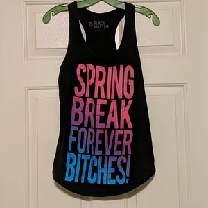 Spring break tank top